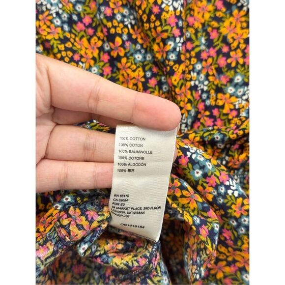 Free People Blouse Womens Size Extra SmalI Found You Top Floral Multicolor NEW - Picture 9 of 9